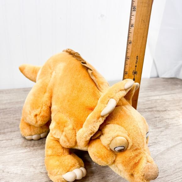 The Land Before Time Cera Triceratops Plush VTG 1988 UCS Amblin JC Penney - Picture 3 of 14